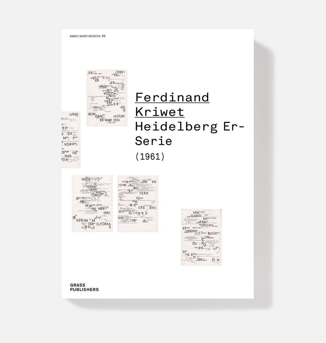 Ferdinand Kriwet – Heidelberg Er–Serie